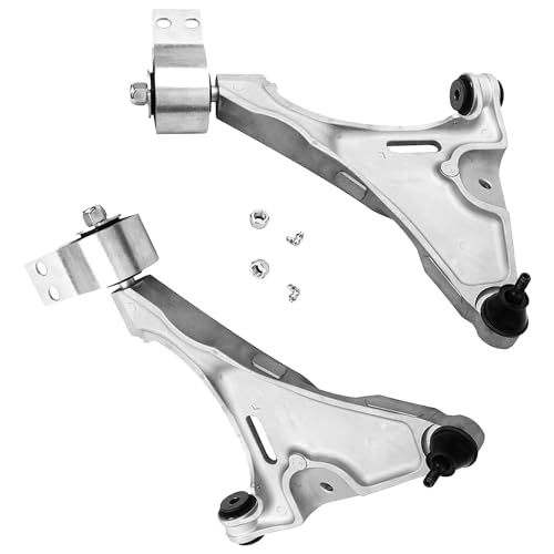 Image of Detroit Axle - 8pc Front End Suspension Kit for 2006-2011 Buick Lucerne Cadillac DTS 2 Lower Control Arms w /Ball Joints 4 Inner Outer Tie Rod Ends 2 Sway Bar End Links 2007 2008 2009 2010 Replacement