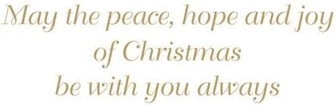 Caspari Illuminated Peace Boxed Christmas Cards - 32 Cards & Envelopes