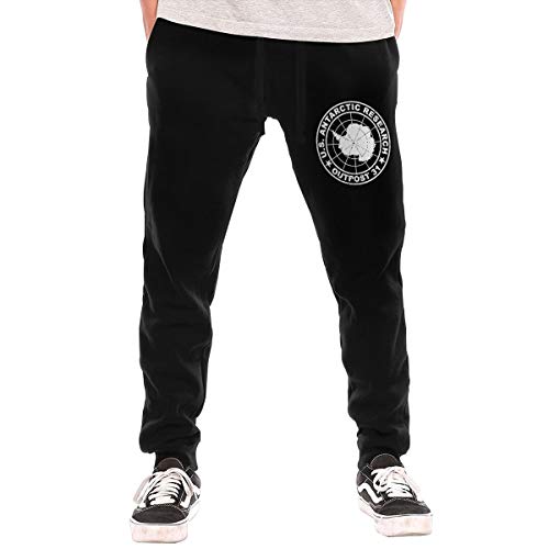 BETACAP Outpost 31 Antarctica Research Men's Active Long Pants Casualï¼Fashion Pants Jogger Sweatpants. Black