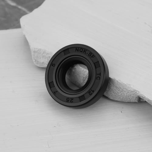 SG Store 2 szt. TC podwójne usta uszczelka olejowa część zamienna 12 x 25 x 7 mm uszczelka wału olejowego NBR nadaje się do samochodów, maszyn, pomp sprężarek