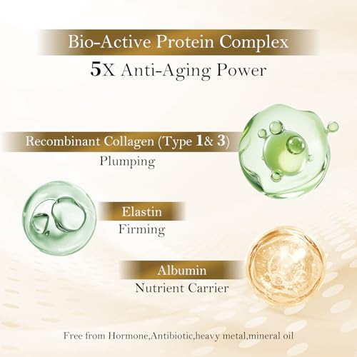 Bioactive Collagen Face Mask for Women & Men Skin Care Beauty SPA,Separated Essence 33ml and Powder Membrane, Hydrating,Repairing,Brightening,Revitalizing, Anti-Aging (5 pairs) - Image 6