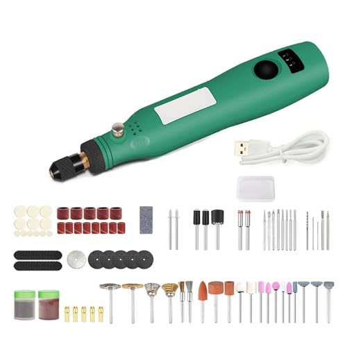 Cordless USB Charging Mini Electric Grinding Variable Speed Grinder Machine Rotary Tool Engraving Pen for Milling Polishing Simple to Operate