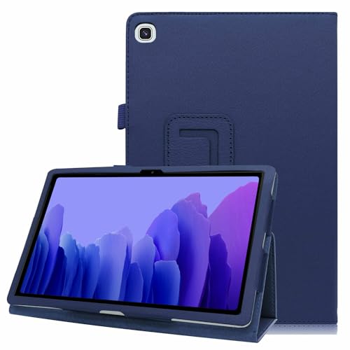 [TECH UK] Case for Galaxy Tab A7 10.4" 2020 Release Model T500, Premium Slim Leather Folio Stand Case Cover for Samsung Galaxy Tab A7 10.4 Inch 2020 Tablet (SM-T500/T505/T507) (Blue)