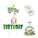 Wild One Number 1 Birthday Candle, 3.5×3.2" Wild Animal Themed 1st Cake Topper for Boys Birthday Party Decorations