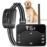 Wireless Dog Fence, 2-in-1 Electric Dog Fence System for 2 Dogs with Training Collar & Remote, IP65 Waterproof, 2024 Safety Pets Containment System for All Dogs, Cover Up to 8 Acre(20-850ft)