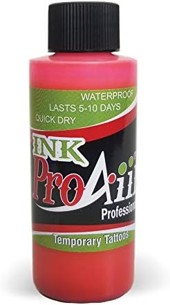 Body Paint - ProAiir Temporary Tattoo Ink - 4.2 oz (120ml) Hot Pink