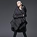 GLGSHOULIAN Piumino Donna,Inverno Jacke Mantello Incappucciato Sciolto Lungo Parka Nero Donne Giù Inverno Cappotto Warm Jacket Personalizzato Moda Piccola Donna Calda Parka Puffer Cappotto,L