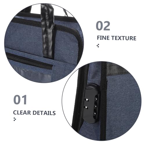 Beaupretty Portable Oxford Cloth Briefcase for Men Document Organizer with Lock for Business Meetings Travel Optimized Storage for Files Equipment Durable Wear Resistant3