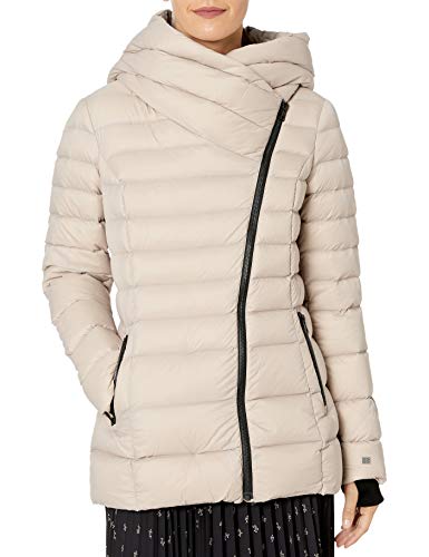 Soia & Kyo Women's Jacinda-N Ladies Down Jacket, Wide Hood, Sandstone, M