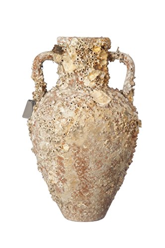 Ánfora Narbona MD34 51x33cm Antigua con Vida Marina Decoración hogar, decoración Jardin,...