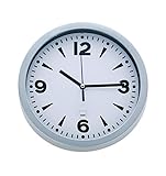 Garantía: 19 años ( s ) kela 17161 Paris - Reloj de Pared con Esfera (plástico, 20 cm), Color Blanco