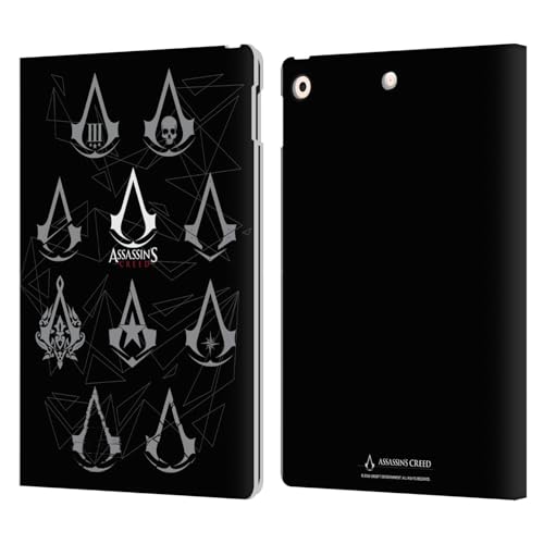 Étui portefeuille cuir iPad 10.2 Assassin's Creed antichoc
