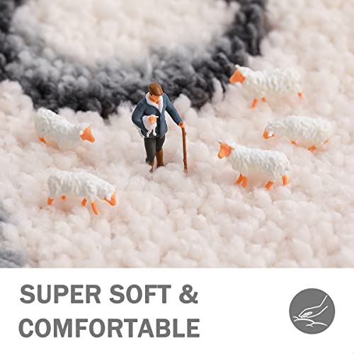 Tyrafry Funny Bathroom Rug, Cartoon Bath Rug, Anti Slip Water Absorption Easy Care Bath Rug For Kitchen, Bathroom And Bedroom, 19.6 X 23.6 Inches, Cat #TOP4