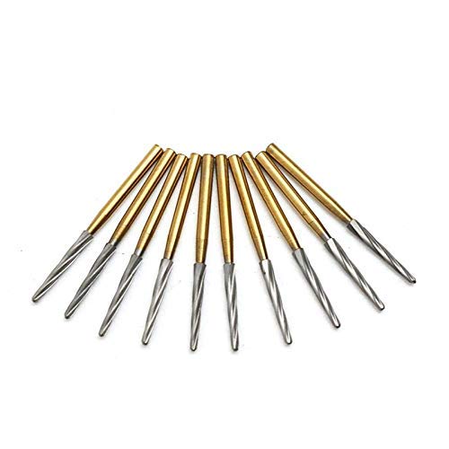 10PCS Tooth polishing Drill Bits Diamond Burs, High Speed Tungsten Carbide Bur Set, Rotary Tool Accessories