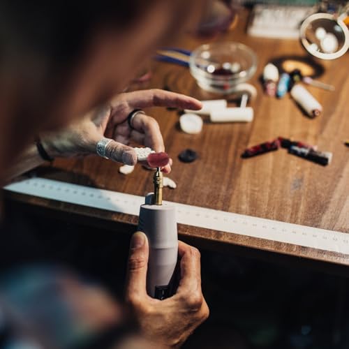 ZYNERY 75 Stück 25 mm Schleifscheibe-Polierscheibe Set mit 3 mm Stiel – Metall Schleifaufsatz für Dremel & Rotationswerkzeug, Für Metall Holz Glas Schmuck Schleifen Polieren