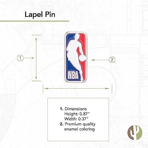 Desert Cactus NBA Main Logo Lapel Pin National Basketball Association Enamel Made of Metal (Lapel Pin)