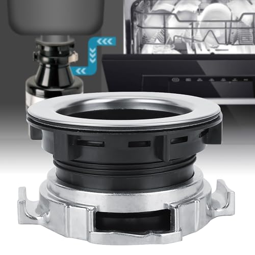 WQAPVHBG Garbage Disposal Flange Kit, 5.1 x 2.6in Garbage Disposal Drain Kit, Stainless and Plastic Garbage Disposal Sink Flange Replacement for Waste King EZ Mount Parts, 110mm by WQAPVHBG - Used condition - Image 5