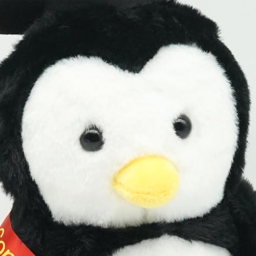 Peluche pingouin compacte, l'accessoire universitaire pour le bureau