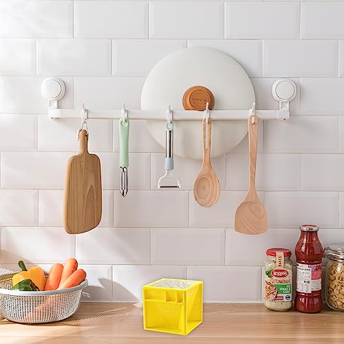 Jagowa Measuring Cups All-in-One Measuring Cube Cooking Measurements Tool for Liquids and Solids for Kitchen Yellow - Image 4