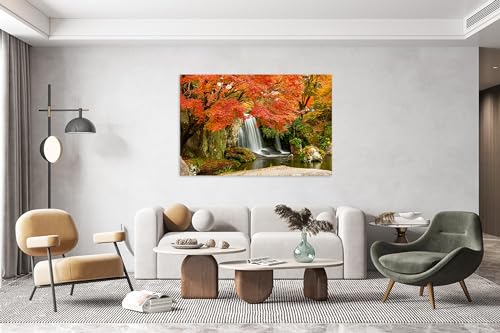 Décoration Murale Salon avec une Impression sur Toile Cascade