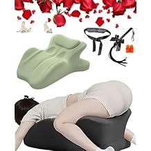 Intimacy Pillow,27 Degree Couples Spot Sweet Pillow,|Ergonomic Butt Cushion for Couple| Multi Position Comfort Position Pillows Perfect Position Instantly Intimacy Pillows Green