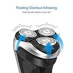 SweetLF Electric Shaver for Men Wet and Dry Waterproof Electric Razor Cordless 3D Rechargeable Rotary Shaver Razor for…