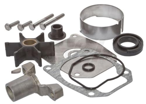 SEI MARINE PRODUCTS-Compatible with Evinrude Johnson Water Pump Kit 40 48 50 55 60 70 75 HP 2 Stroke Half Moon Key