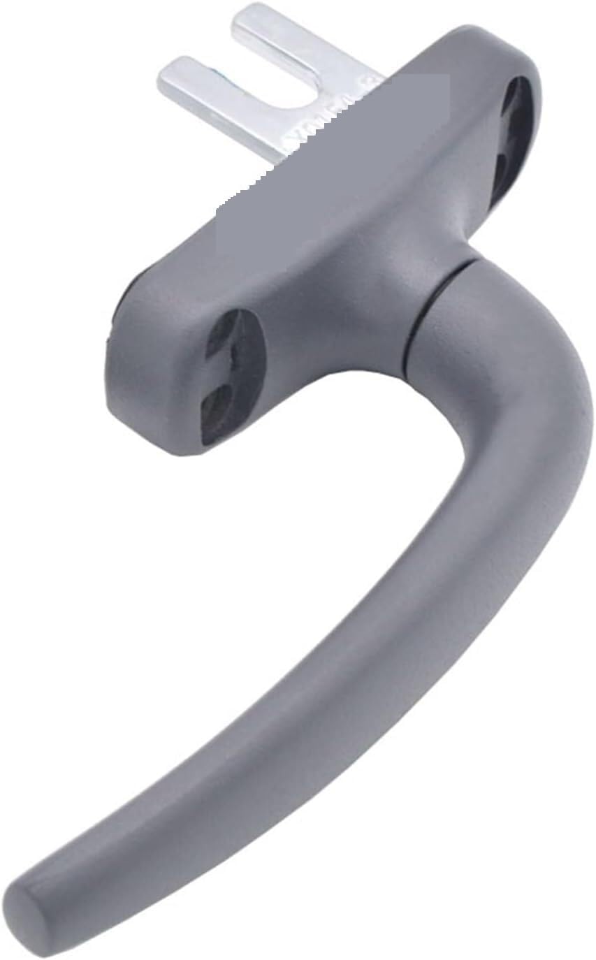 window handle, Glass Window Furniture Handle Cabinet Bathroom Balcony Pull Household Hardware (Color : Green, Size : Left) (Color : Beige, Size : Left) (Color : Svart, Size ( Color : Groen , Size : Le