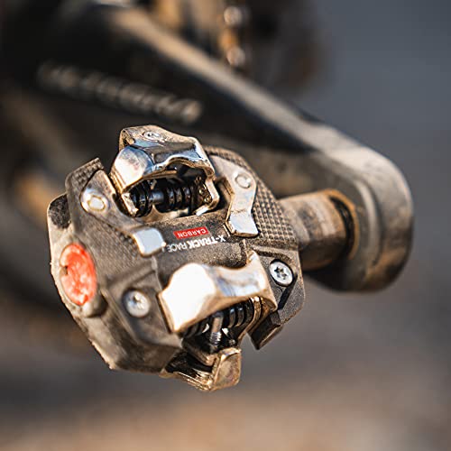 LOOK Cycle - X-Track Race Carbon MTB Bicycle Pedals - Standard SPD Mechanism Compatible - Clipless Pedals - Carbon Body