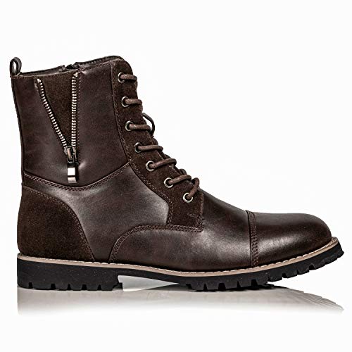 Metrocharm MC313 Men's Lace Up Cap Toe Formal Dress Casual Fashion Oxford Boot2