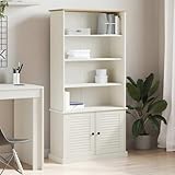Amplio espacio de almacenamiento: esta estantería ofrece un amplio espacio para organizar tu colección de libros, revistas y documentos.