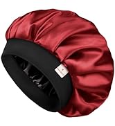 YANIBEST Bonnet for Men Hair Bonnet for Sleeping Double Layer Satin Bonnets for Black Women Curly...