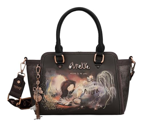Anekke Bolso Bowling Grande Dreamverse - Gran Capacidad | Bandolera - Medidas: 34-27/20/12 Cm - Accesorios Y Complementos Mujer Anekke Bolso Bowling Grande Dreamverse - Gran Capacidad | Bandolera - Medidas: 34-27/20/12 Cm - Accesorios Y Complementos Mujer