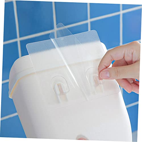 Caneca de basura de cocina para colgar en pared, blanco miniatura 5
