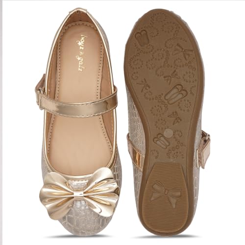Image of BALLERINAS Kids - Footwear For Girls Comfortable Casual & Function | PU - Material |Design - BG5112| Closure- Velcro