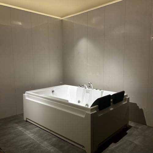 Whirlpool Bathtub Corner Tub SPA for 2 Persons,