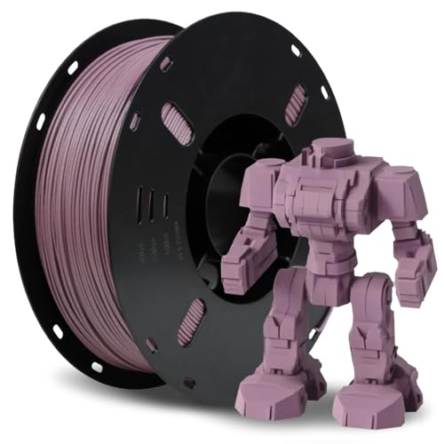 Image of VOXELAB Carbon Fiber PLA 3D Printer Filament, PLA Carbon Fiber Filament 1.75mm 1KG (2.2 LBS) 1 Spool, 3D Printing Material, Dimensional Accuracy + /- 0.02 mm, PLA CF Dusty Pink