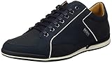 hugo boss stiefel damen sale  BOSS Herren Saturn_Lowp_nupf Sneaker, Blau (Dark Blue 401), 44 EU
