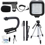 Beginner Filmmaker Starter Kit for Canon EOS DSLR 5D Mark II III 6D 7D 7D II 70D 60D T6s T6i T5i T4i T3i SL1