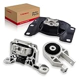 3pcs Engine Motor Transmission Mount Set Compatible with 2013 2014 2015 2016 Ford Focus S SE Titanium 2.0L Replace A5612 A5531 A5546 3481 3341 3238