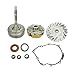 Wet Clutch Drum Housing & Primary Sheave Pad Shoe with Gaske Fit for 2004-2007 Yamaha Rhino 660 & 2002-2008 Yamaha Grizzly YFM660