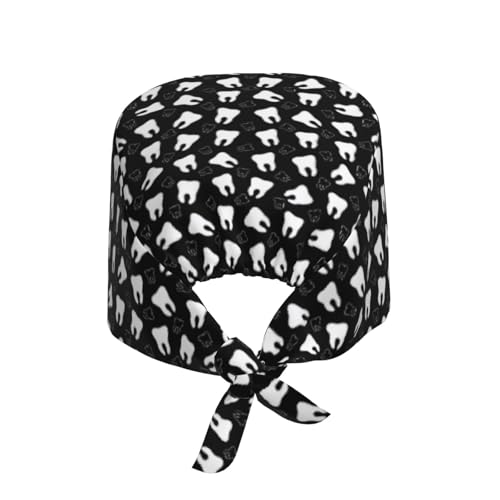 Image of Surgical Caps Men Women, Scrub Cap with Sweatband Adjustable