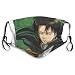 Produktbild Coole Küche läuft, Malt waschbare Wiederverwendbare Sonnenschutzatmung, Angriff auf Titan Levi Ackerman mit Schwert Poster