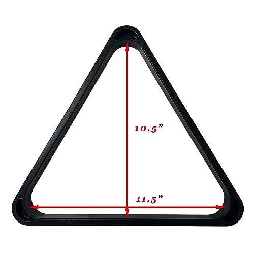 Okko Billiard Pool Table Heavy-Duty Deluxe Plastic 8 Ball Triangle Rack For 2 1/4" Pool Balls #TOP2