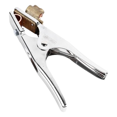 Grounding Work Clamp 300A Welder Welding Earth Clamp Iron Plated Chrome for Soldering