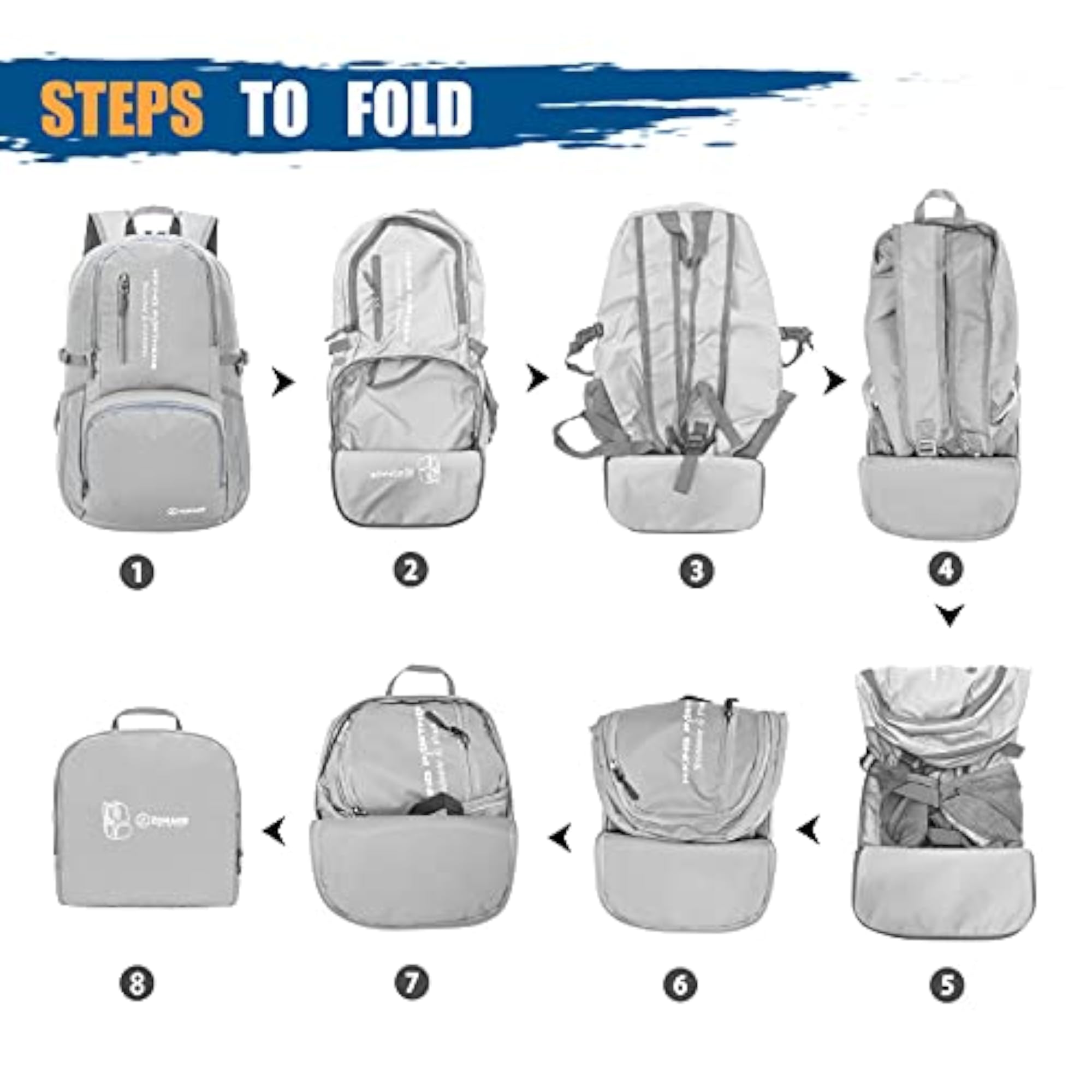 Lightweight Packable Backpack for Hiking, Travel Ready