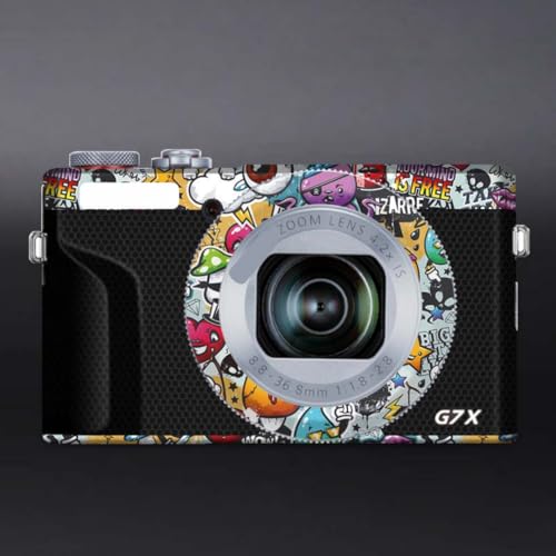 G7XIII ���h�~�J�����J�o�[�X�L���X�e�b�J�[ �ɓK������ Canon G7X Mark III �v���e�N�^�[ �r�j�[���t�B���� �X�L���ی쑕��(�O���t�B�e�B�z���C�g)