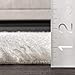 nuLOOM Marlow Machine Washable Soft Shaggy Faux Sheepskin Area Rug, 6x9, White