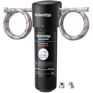Waterdrop 10UA Under Sink Water Filter System, NSF/ANSI 42 Certified 1 Year