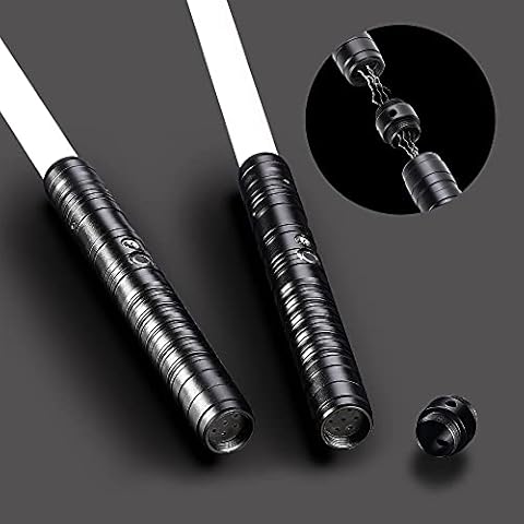 Light Saber, Metal Aluminum Hilt, Glowing Sound Toy Gift Cosplay Toy Light Saber for MAQRLT RGB Color Change Light Saber Heavy Dueling Cover